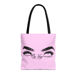'Oy Vey iz Mir' Eye Roll Graphic Jewish Humor Tote Bag