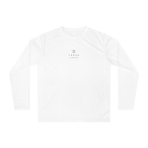 Proud Minimalist Jewish Symbols Athletic Performance UPF 40+ Long Sleeve Unisex Shirt
