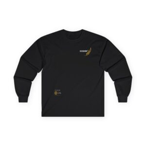 Gold Olive Branch Kosher Jewish Streetwear Unisex Long Sleeve Tee