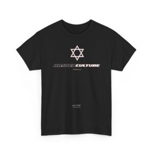 Minimalist Futuristic Star of David Olive Branch Kosher Culture Worldwide Jewish Pride Streetwear Unisex T-Shirt