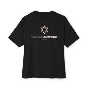 Minimalist Futuristic Star of David Kosher Culture Jewish Pride Streetwear Unisex T-Shirt