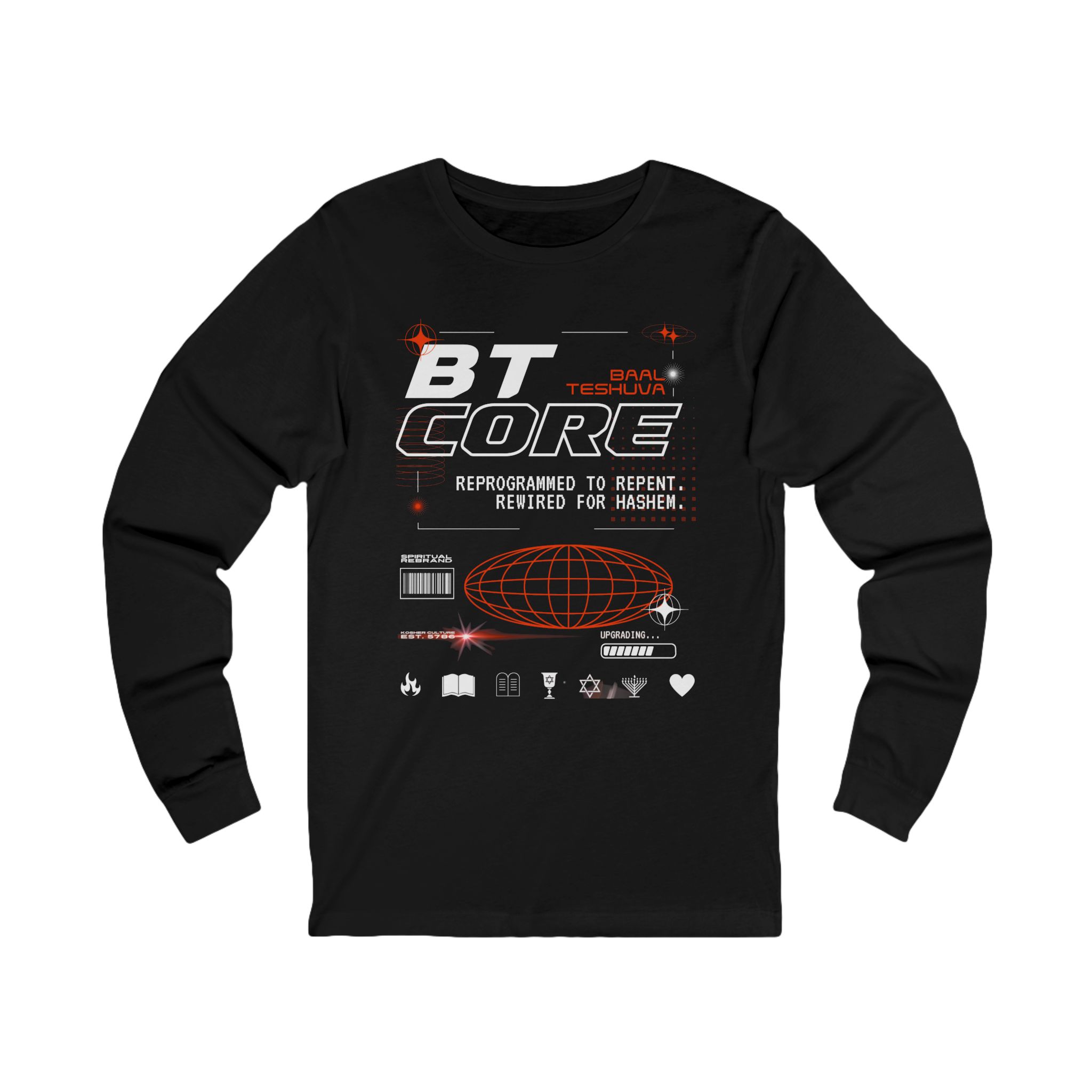 BT Core Baal Teshuva Jewish Streetwear Jersey Long Sleeve Tee